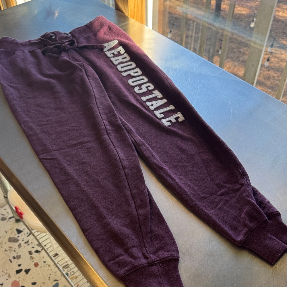 Aeropostale Burgundy Sweatpants
